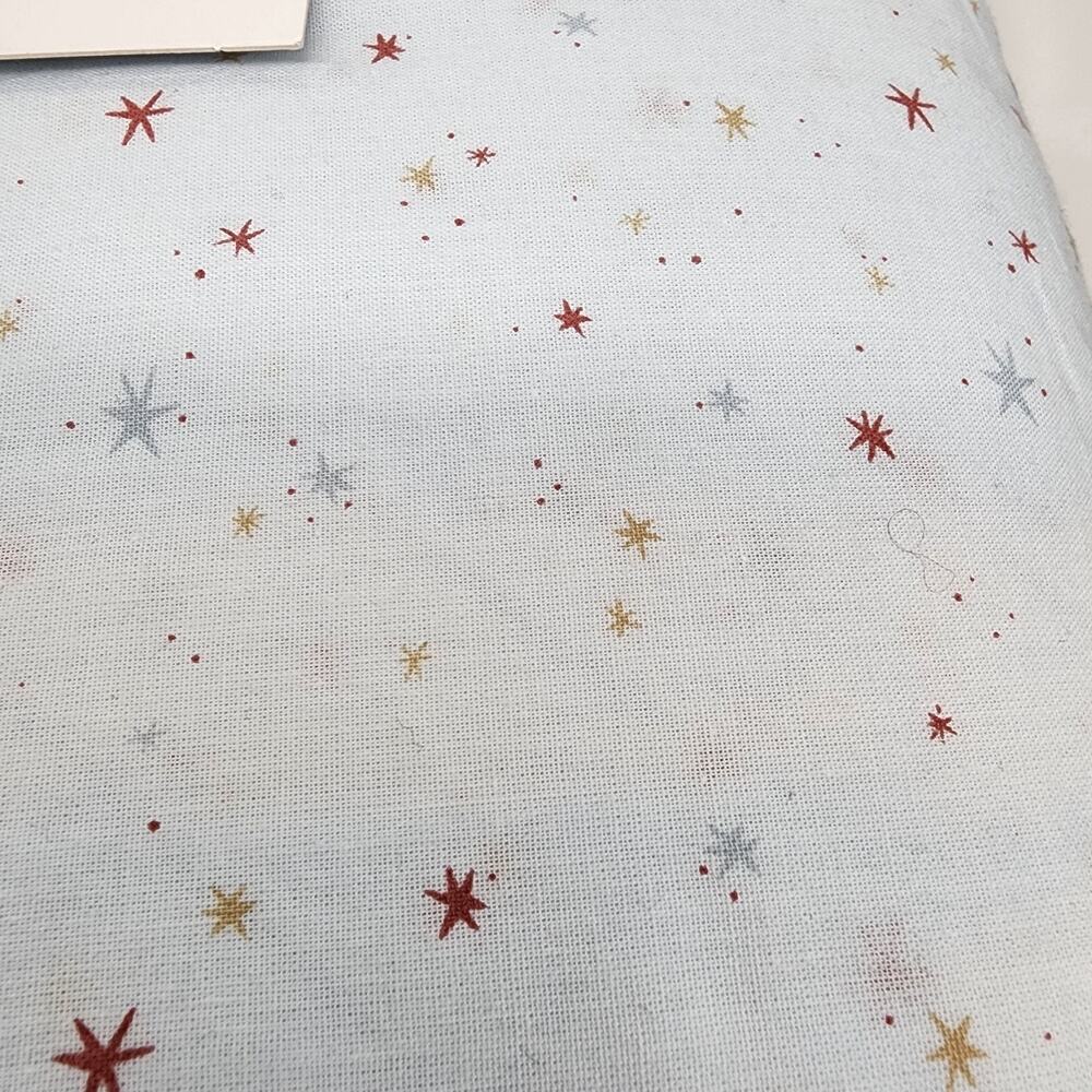 NIP LC Lauren Conrad Twin XL Quilt Set Blue Rainbow Star Organic Cotton - Picture 6 of 10